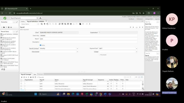 26. Qualmed session 25 - Payroll and Salary slip
