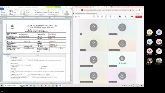 Aaven session 24 - AWR, SPEC & STP Template creation
